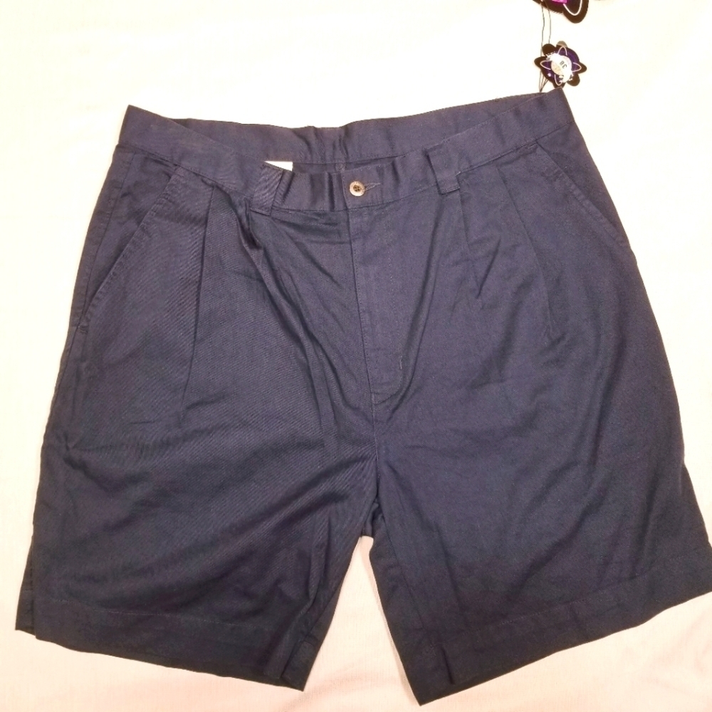 Pure stuff Mens Navy shorts chinos‎ size 38 NWT